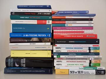 Libri di vario genere e manuali vendite/marketing