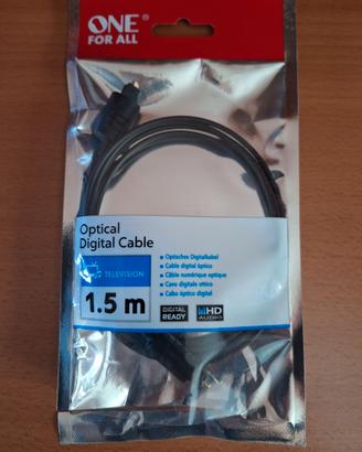 CAVO DIGITALE OTTICO ONE FOR ALL 1,5 METRI