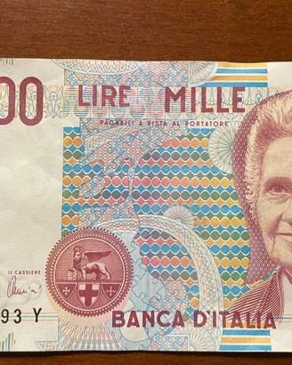 Mille Lire Montessori 1990