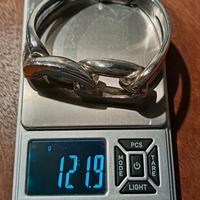 Massiccio bracciale in Argento 925 catena 122 gr