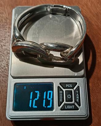 Massiccio bracciale in Argento 925 catena 122 gr
