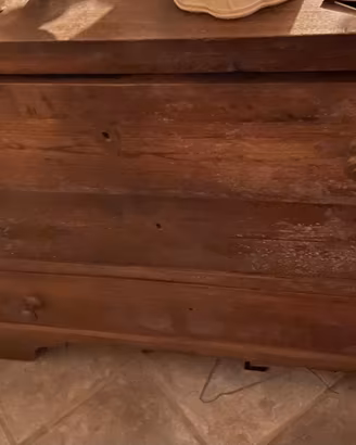 Armadio Vintage Rustico 3 Cassetti Legno Massello