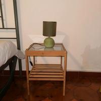 🛏️ Comodini in legno + abat-jour (2 tipi diversi)