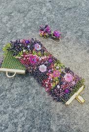Bracciale e orecchini fatti a mano