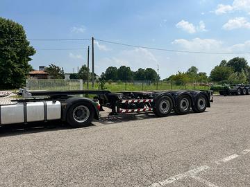 Semirimorchio porta container Broshuis- Lintrailer