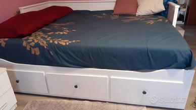 Letto divano Ikea Hemnes con 3 cassetti