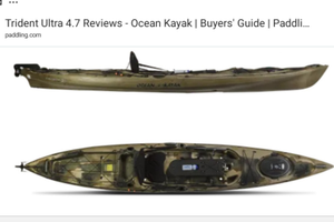 Kayak Ocean trident 4.7 mimetico