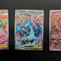 Carte Pokemon Mega Venusaur ex, Mega Charizard X 