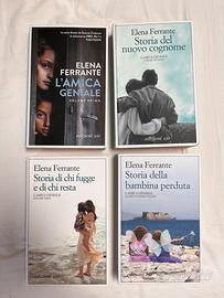 Set 4 libri “L’amica geniale” Elena Ferrante