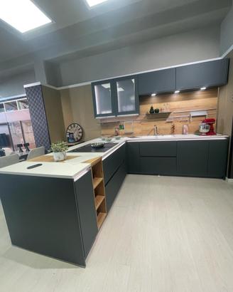 Cucina con penisola
