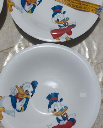 4 piatti fondi Disney 
