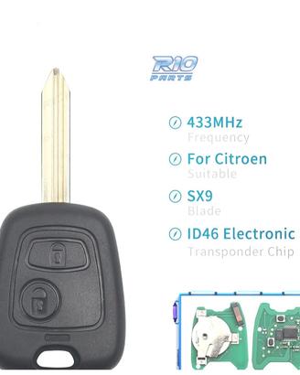 CHIAVE COMPLETA CITROEN SAXO XSARA PICASSO BERLING