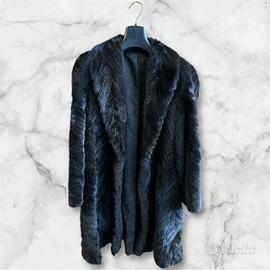 Pelliccia vera donna castoro vintage