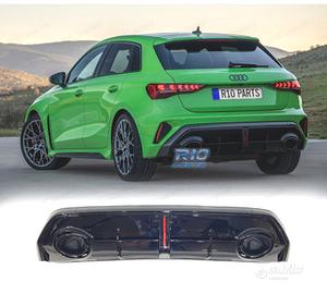 DIFFUSORE AUDI A3 8Y 25- LOOK RS3