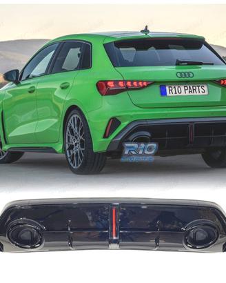 DIFFUSORE AUDI A3 8Y 25- LOOK RS3