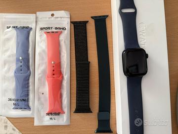 Apple Watch Serie 7 41 mm + 4 cinturini
