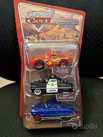 Disney pixar cars, saetta, sceriffo, doc hudson