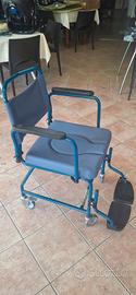 Sedia comoda imbottita wc