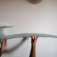 mensole design vetro