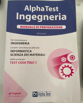 AlphaTest ingegneria, manuale di preparazione.
