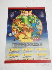 Lupo Alberto poster segno zodiacale Leone anni 80
