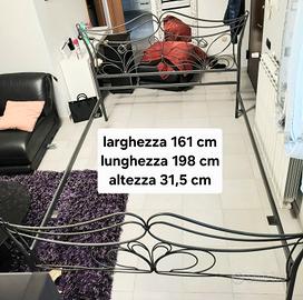 letto in ferro battuto 