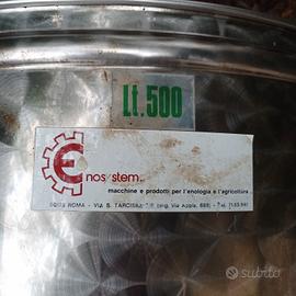 Serbatoio acciaio inox  Lt. 500