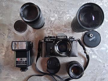 Yaschica FX-3 super 2000 completa kit obbiettivi