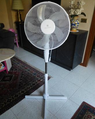 VENTILATORE A PIANTANA A 3 VELOCITA' CON  5 PALE