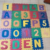 tappeto in gomma  adatto ai bambini