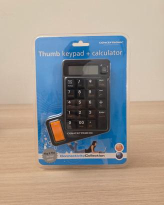 tastierino numerico + calcolatrice pc