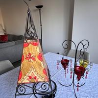 Lampada e soprammobile etnici