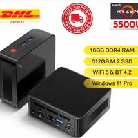 🔥MINI PC RYZEN 5 6/12 CORE 16/512GB SSD NUOVI💯🔥