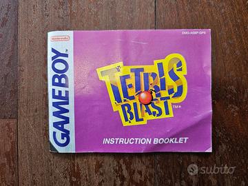 Game Boy libretto gioco Tetris