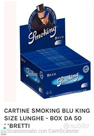 cartine smoking blu lunghe 