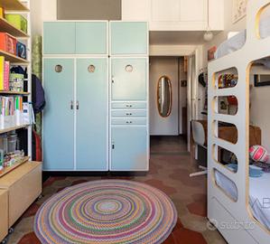 Splendida credenza azzurro/grigio anni 50