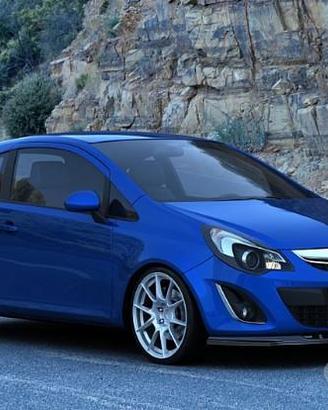 Lama spoiler paraurti anteriore opel corsa d 2010