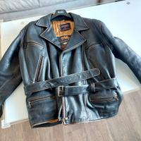Giubbotto pelle marrone (stile Chiodo)