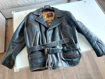 Giubbotto pelle marrone (stile Chiodo)