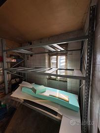 Scaffale zincato verniciato