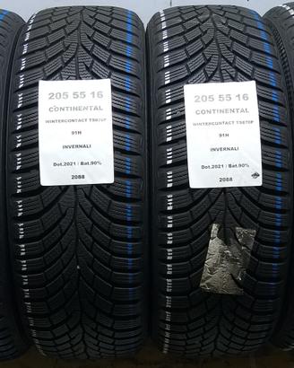 4 GOMME 205 55 16 CONTINENTAL A2088