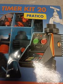 kit irrigazione claber pratico 20 vasi a goccia 