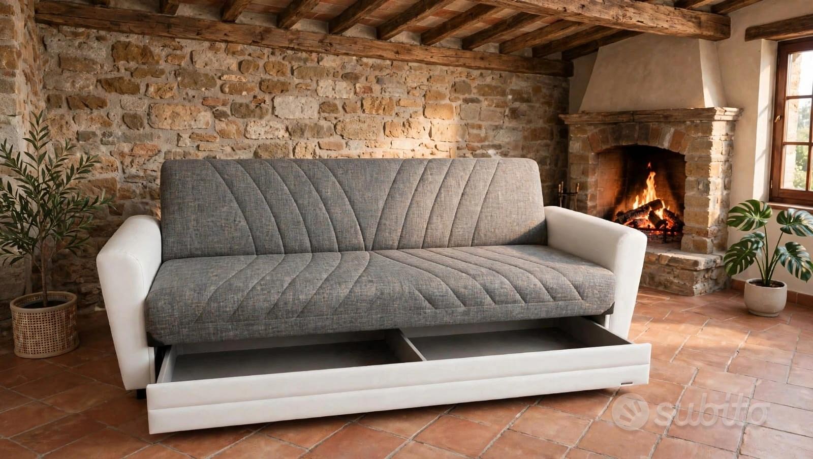 DIVANO LETTO 3 POSTI con cassettone - Arredamento e Casalinghi In ...