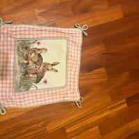 Cuscino a piccolo punto da camera bimba