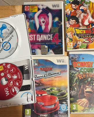 Lotto giochi wii originali