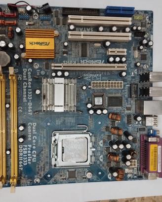 Scheda madre, processore e ram