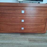 comò e comodini moderni legno ciliegio