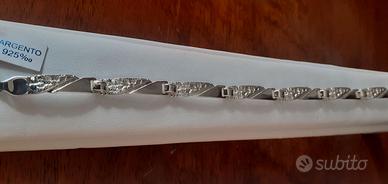 Bracciale maschile/femminile in argento 925/1000
