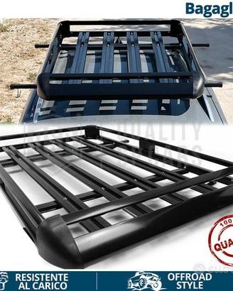 Bagagliera PORTAPACCHI per PEUGEOT Cestello NERO