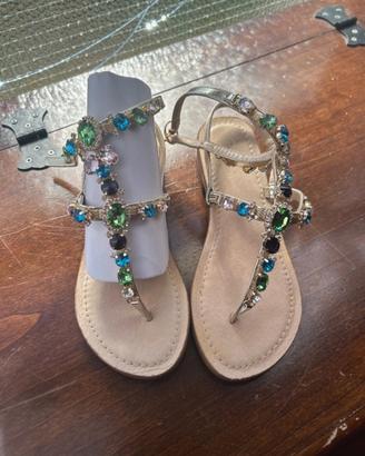 Sandalo infradito gioiello